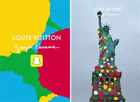 louis vuitton dots snapchat.